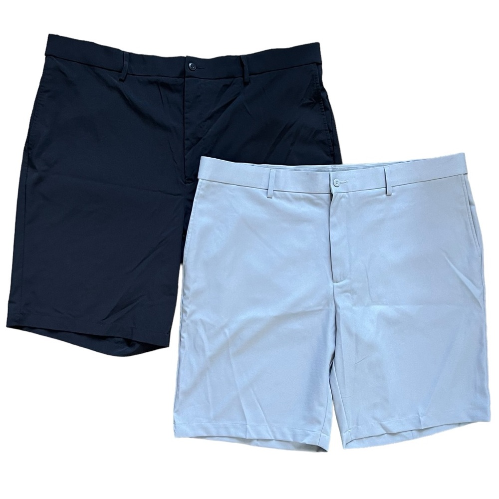 2-Pack Grand Slam Performance Golf Shorts 10" Active Gray Black Men's size 44